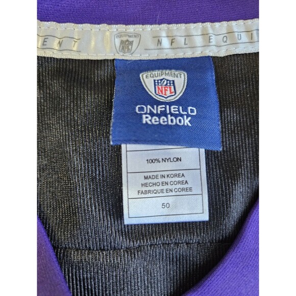 Baltimore Ravens Anquan Boldin Jersey #81 Men's 50 NFL Reebok On Field Stitched - Picture 3 of 11